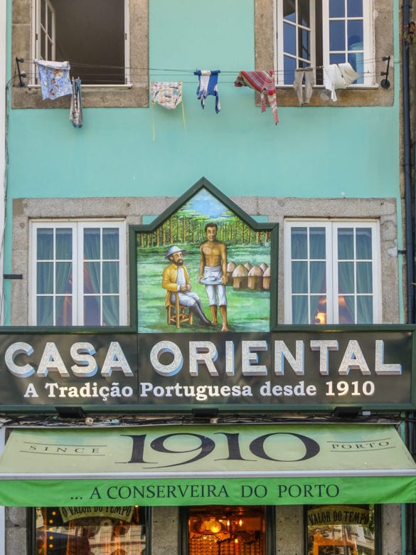 Feinkostgeschäft Casa Oriental in Porto am Jakobsweg Portugal
