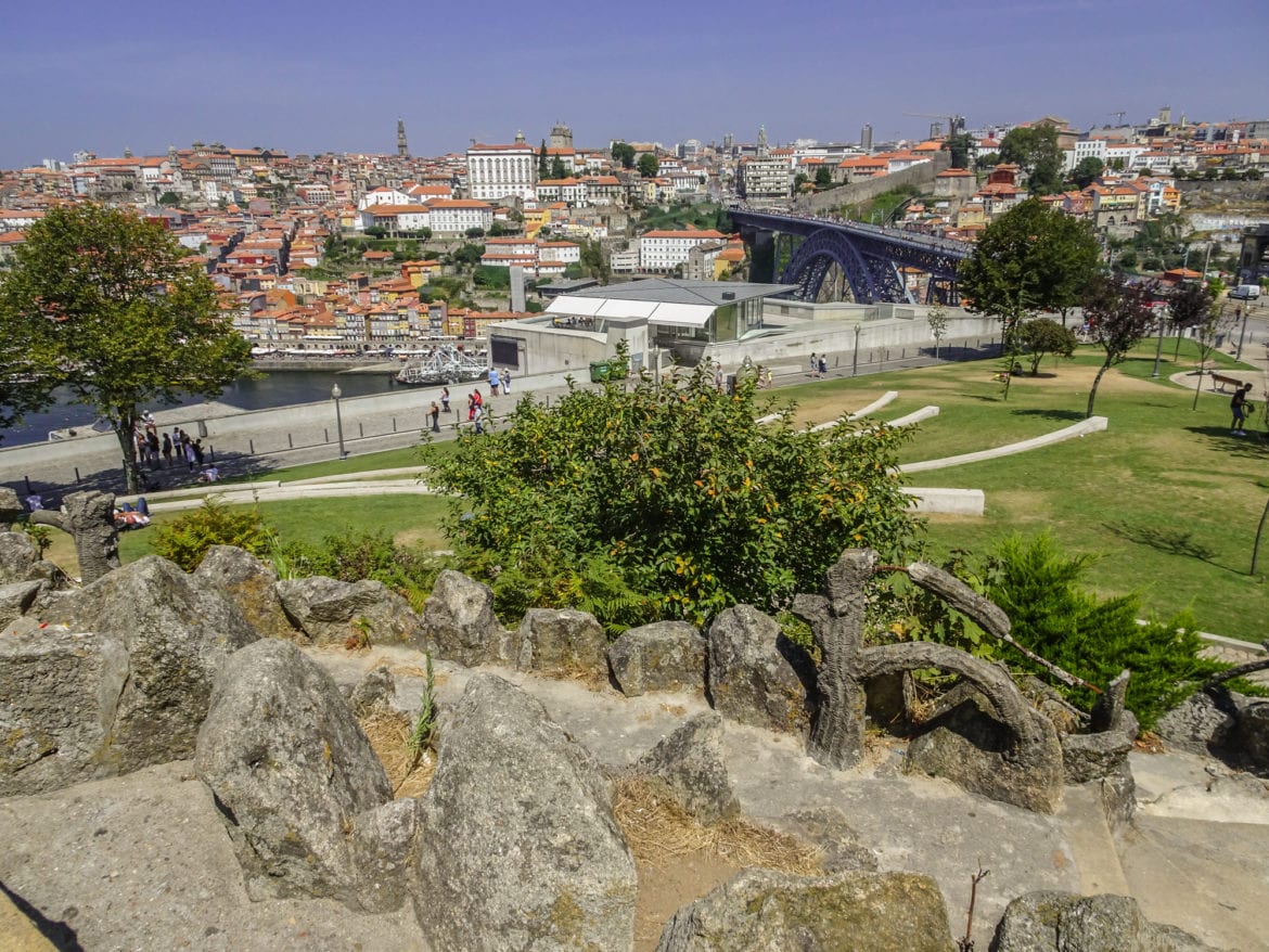 Jardim do Morro in Porto am Jakobsweg Portugal