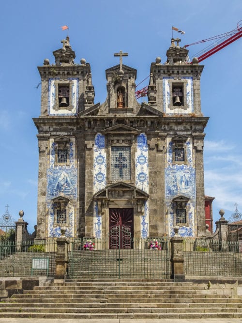Igreja de Santo Ildefonso in Porto am Jakobsweg