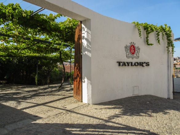 Taylor's Port in Vila Nova de Gaia in Porto