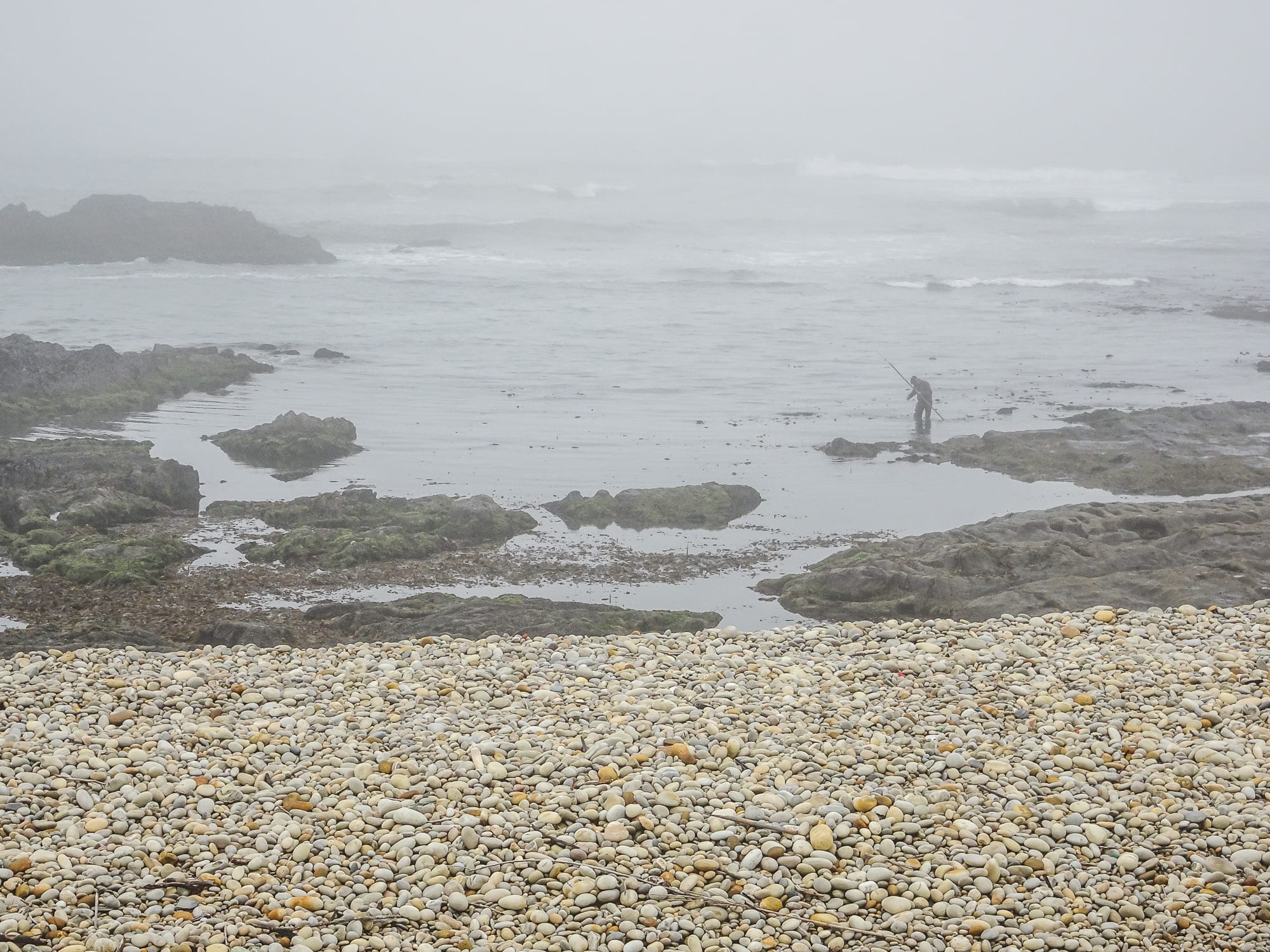Fischer am Praia de São Bartolomeu do Mar Strand am Jakobsweg Portugal