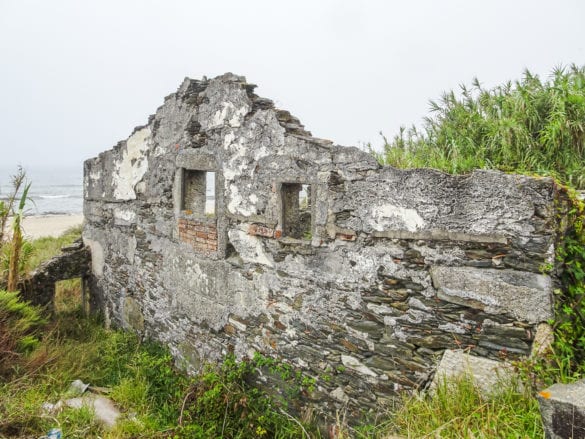 Ruine in Castelo do Neiva am Jakobsweg Portugal