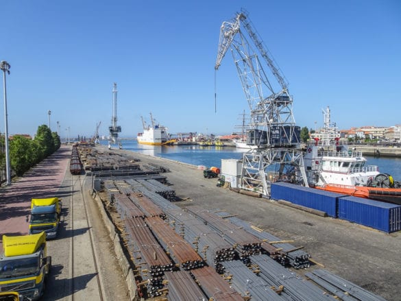 Hafen Porto de Leixões in Matosinhos am Jakobsweg Portugal