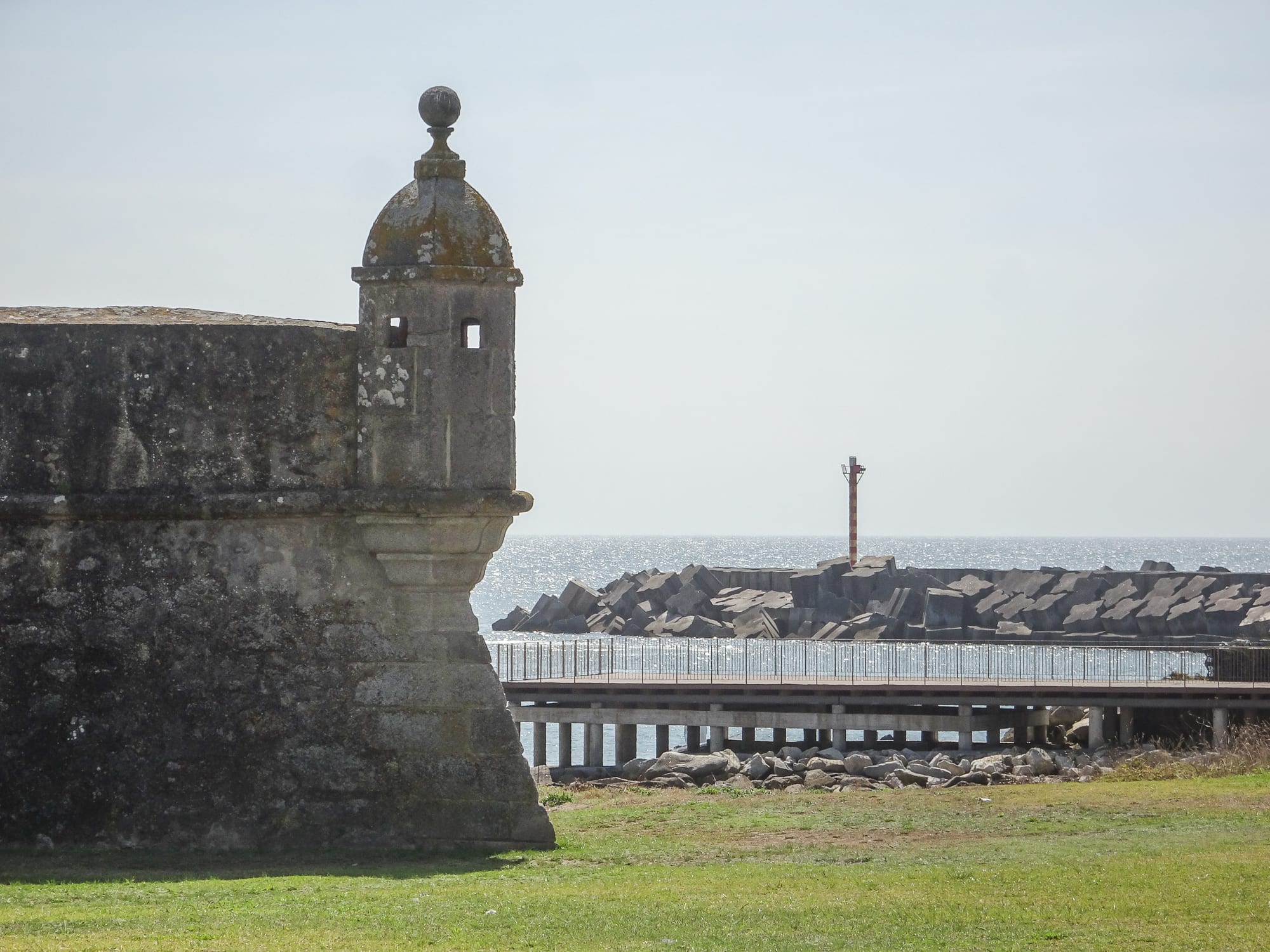 Forte da Lagarteira in Vila Praia de Âncora am Jakobsweg Portugal
