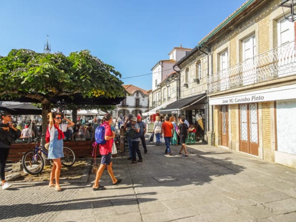 Marktplatz in Caminha